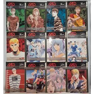 Gto: Great Teacher Onizuka Manga Lot 12 Vol 3,7,8,11,15-19,21-23 English Version